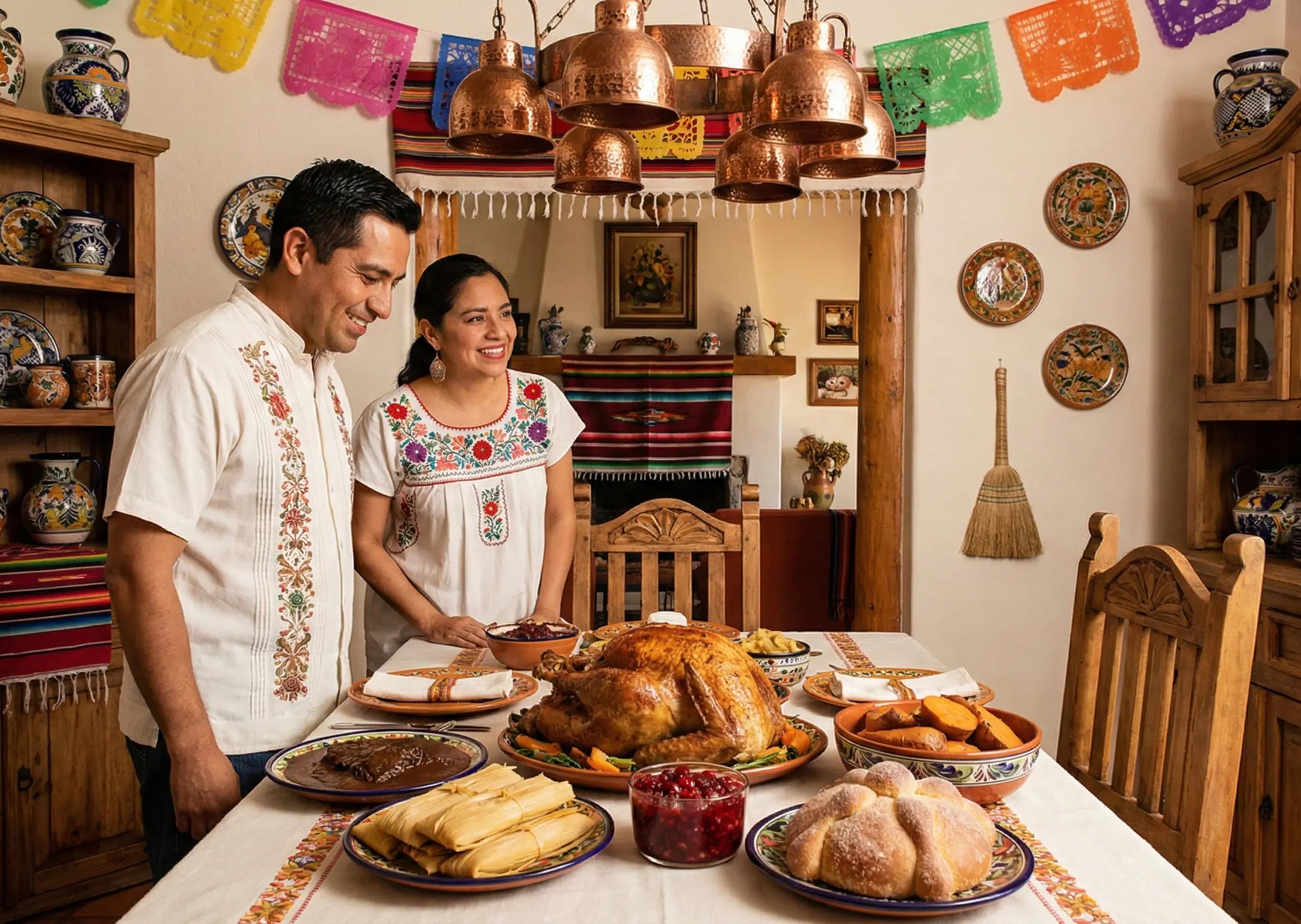 Thanksgiving in a Mexican Home