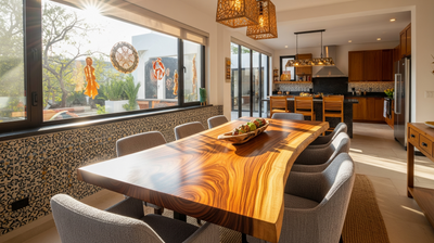 Parota Live Edge Dining Table