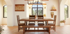 Simple Rustic Hacienda Dining Room Set