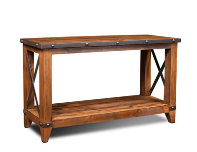 Simple Rustic Hacienda Sofa Table