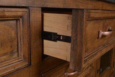 Simple Rustic Hacienda Large Console