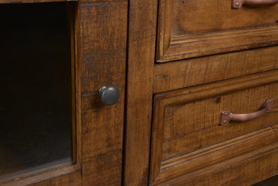 Simple Rustic Hacienda Large Console