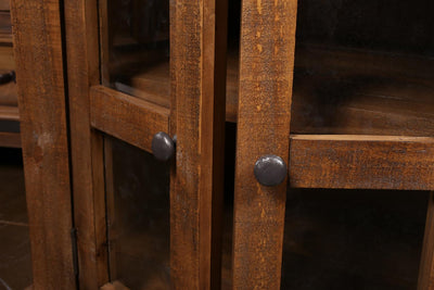 Simple Rustic Hacienda 2 Door TV Stand