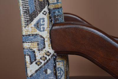 Louis Faux Leather Arm Chair