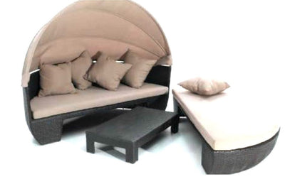 St Tropez All-Weather Rattan Lounge Ensemble