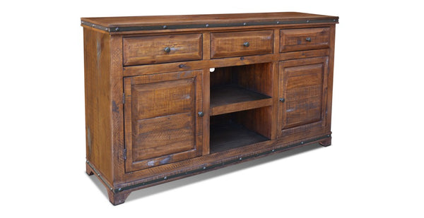 Simple Rustic Hacienda TV Stand