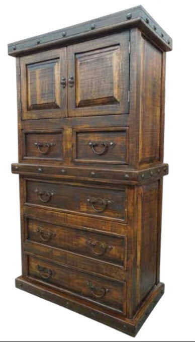 Hacienda Tudor Tall Chest