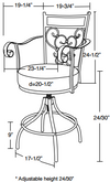 Roman Barstool